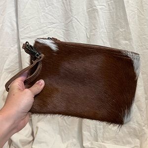 Myra Cowhide Clutch